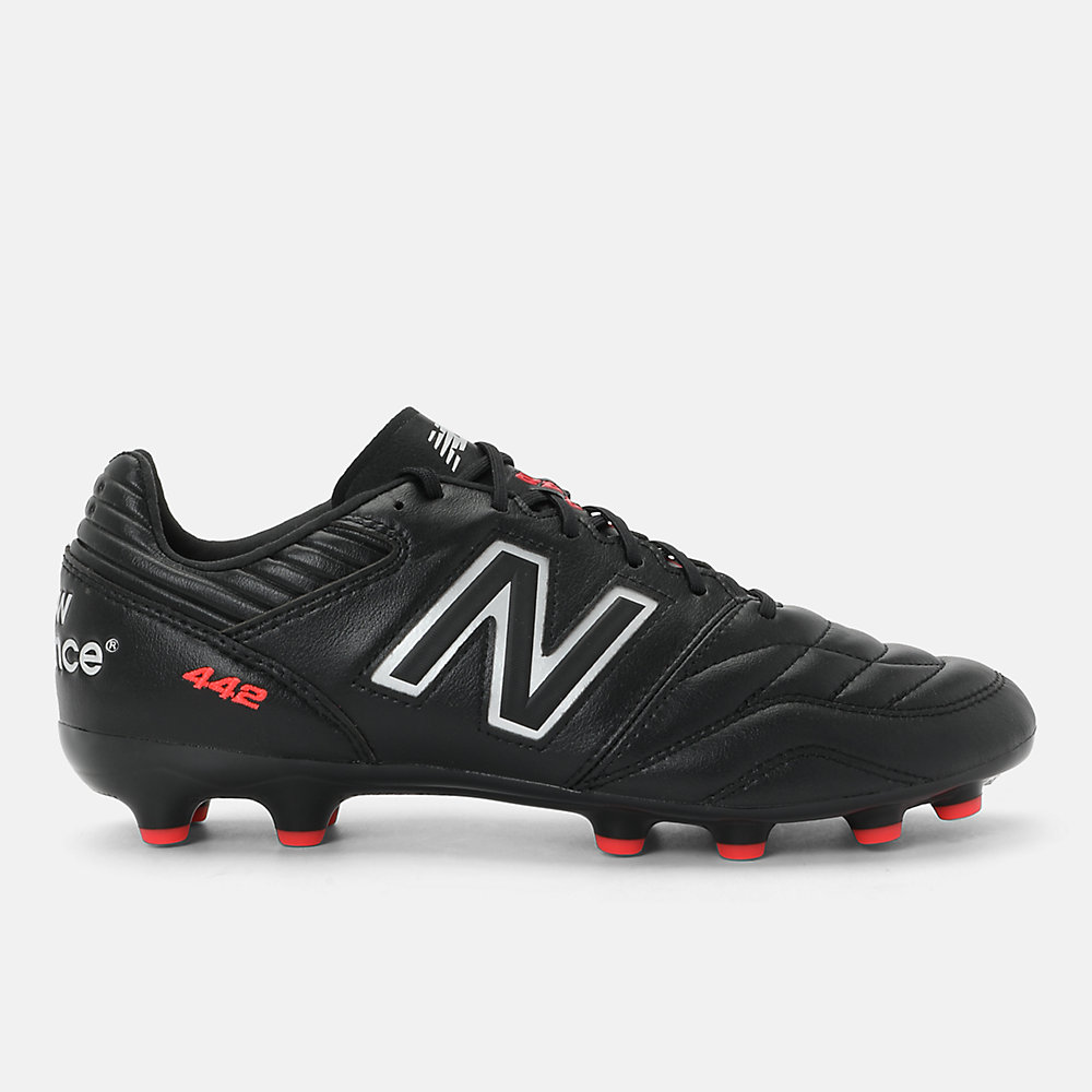 New Balance 442 PRO AG V2 Shoes Black with Red and White